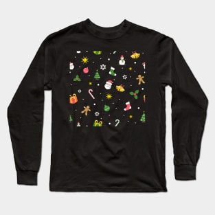 Christmas decorative print Long Sleeve T-Shirt